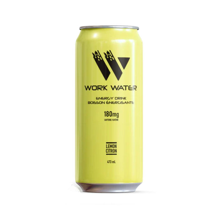 Work Water Energy Drink Lemon 473 ML