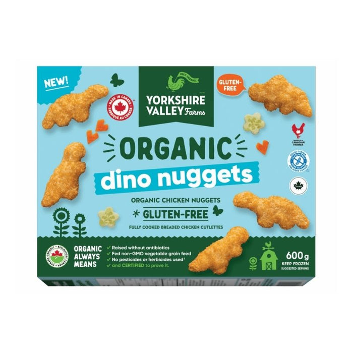 Yorkshire Valley Farm Organic Chicken Dino Nuggets 600g