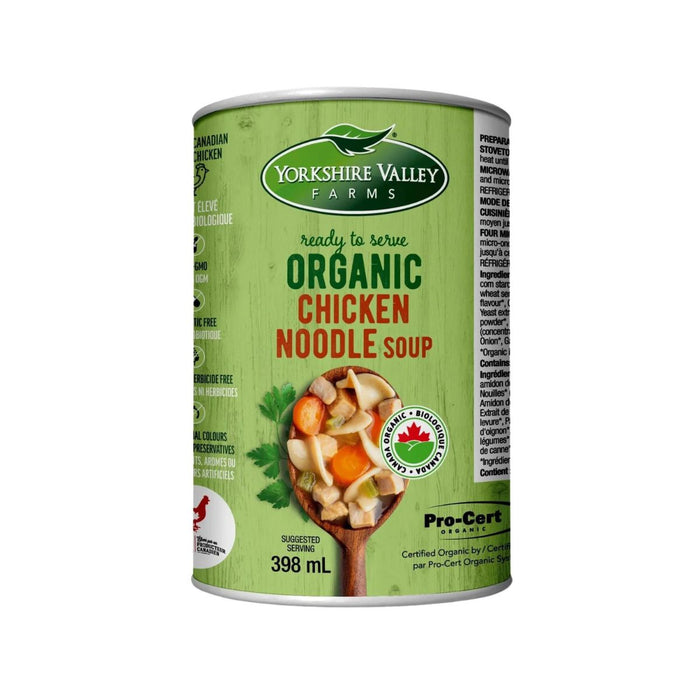 Yorkshire Valley Farm Organic Chicken Noodle Soup 398 ML