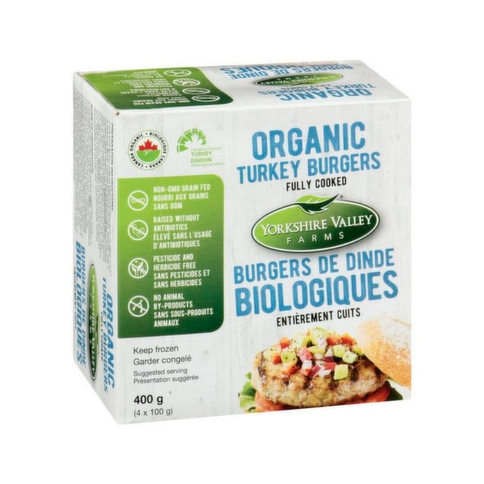 Yorkshire Valley Farms Organic Burger Chicken 400g