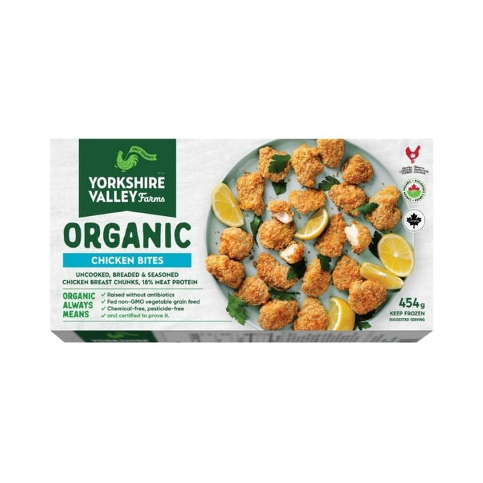 Yorkshire Valley Farms Organic Chicken Bites 454g
