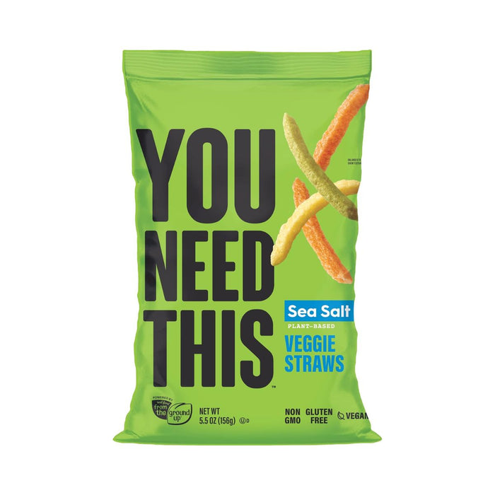 You Need This Veggie Straws Sea Salt 156G