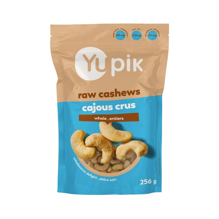 Yupik Nuts Raw Cashews 256g