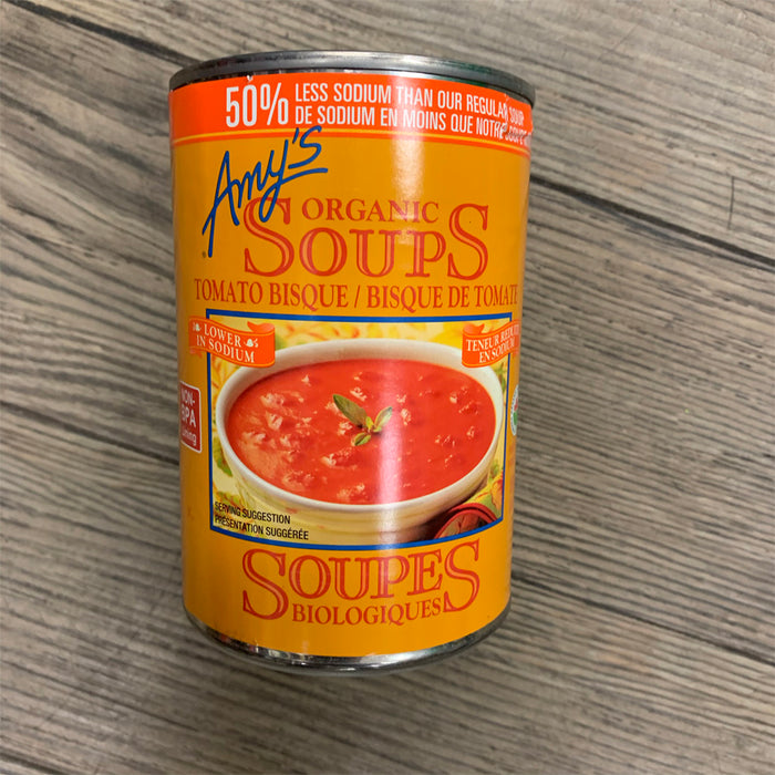Amy's Soup Low Sodium Chunky Tomato Bisque 398ml