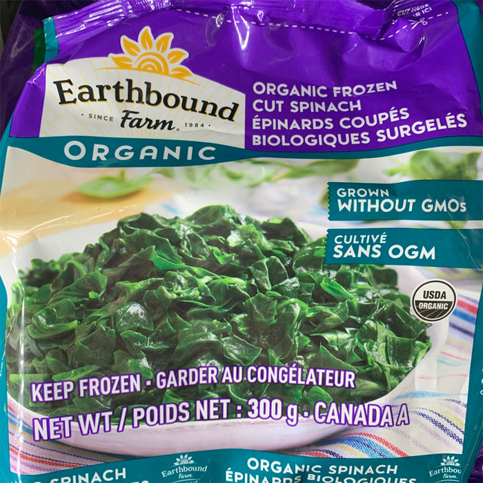 Earthbound Farm Organic Frozen Cut Spinach 300g