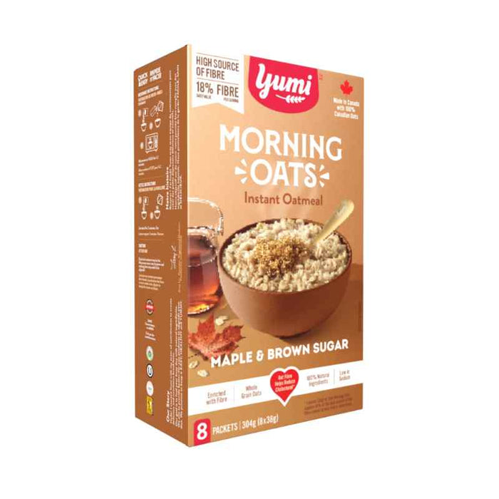 Yumi Organics Morning Oats Maple & Brown Sugar 340 GRAMS