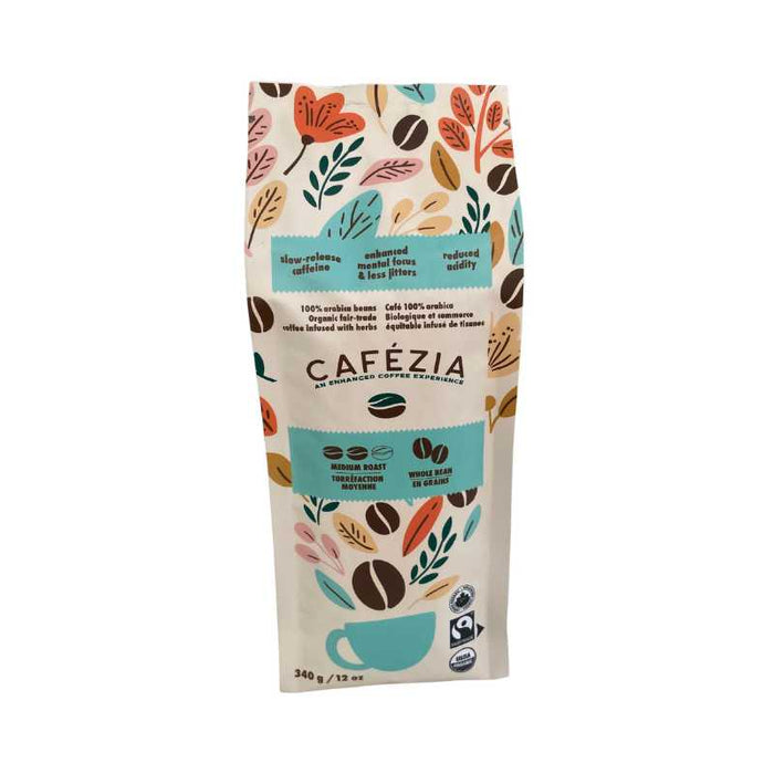 Cafezia Coffee Infused with Herbs Medium Roast Whole Bean 360g