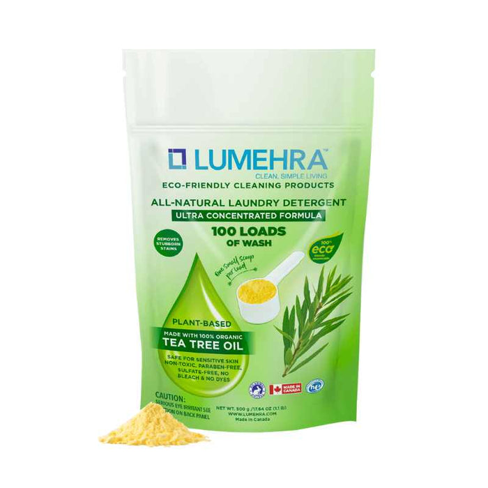 Lumehra Natural Laundry Detergent Tea Tree 100 Load 500 GRAMS