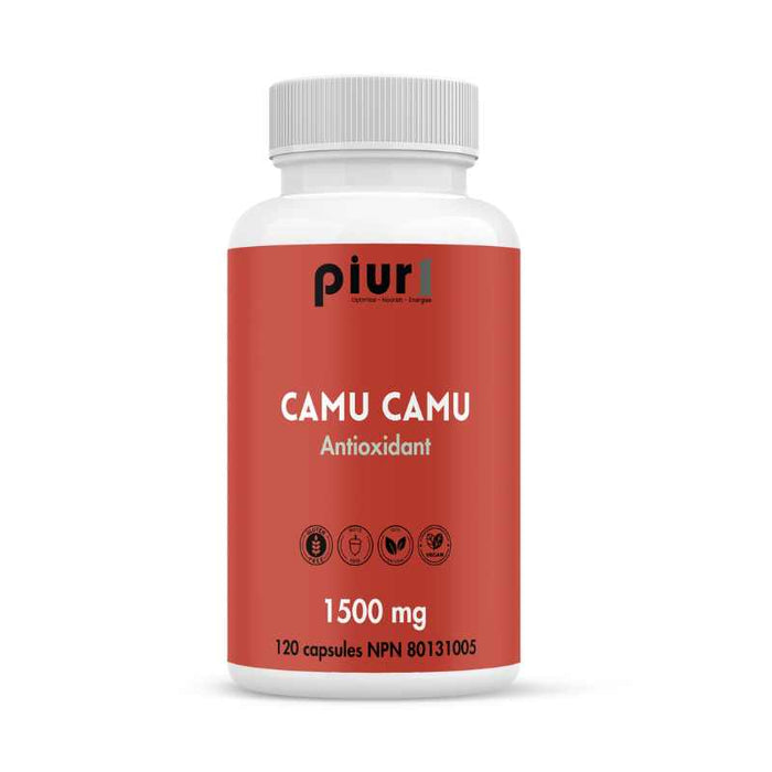 Piur 1 Organic Camu Camu Extract 10:1 120 CAPSULES