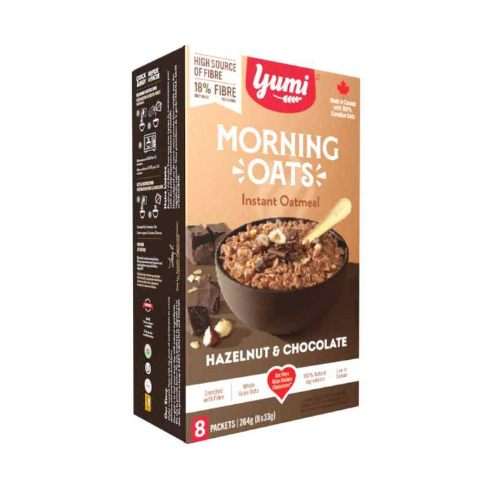 Yumi Organics Morning Oats Hazelnut & Chocolate 264 GRAMS