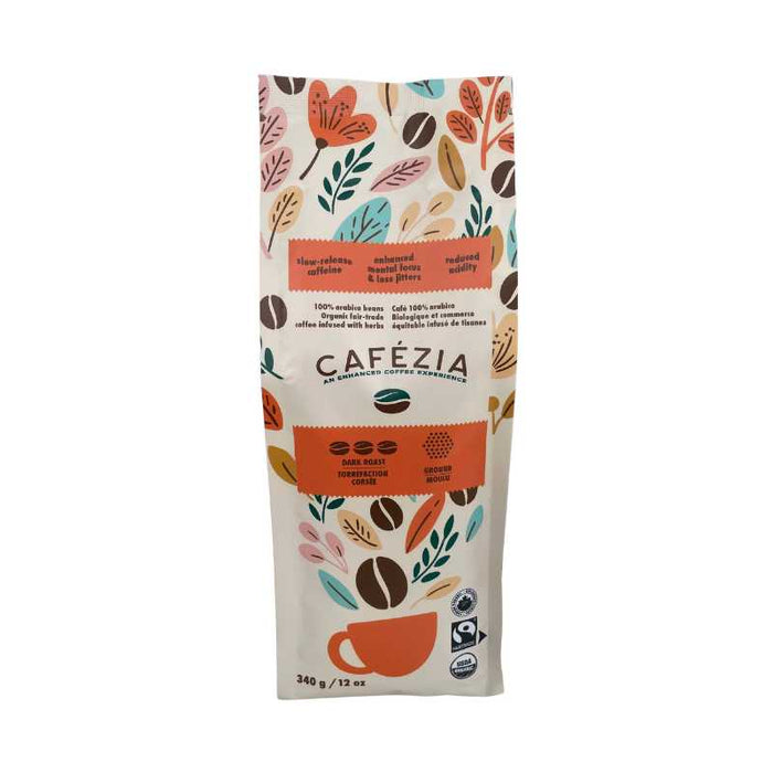 Cafezia Coffee Infused with Herbs Dark Roast Ground 360g