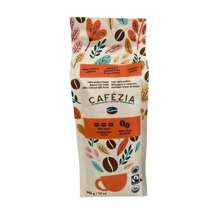 Cafezia Coffee Infused with Herbs Dark Roast Whole Bean 360g