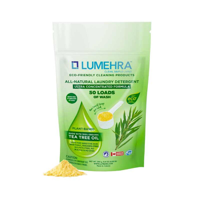 Lumehra Natural Laundry Detergent Tea Tree 50 Load 250 GRAMS