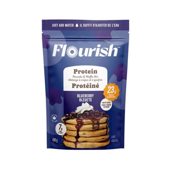 Flourish Pancake & Waffle Mix Blueberry 430 GRAMS