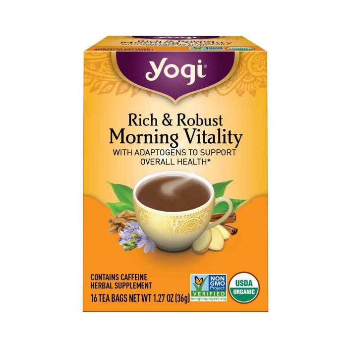 Yogi Tea Rich & Robust Morning Vitality 16 TEABAGS