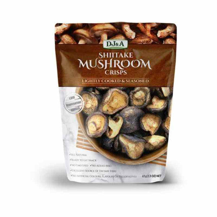 Dj&A Snacks Shiitake Mushroom Crisps 65 GRAMS