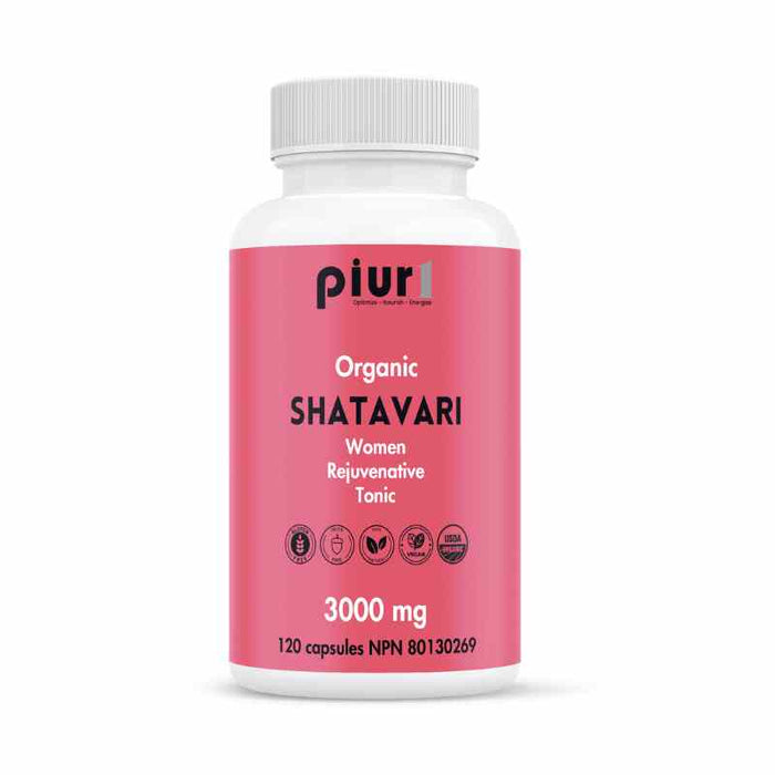 Piur 1 Organic Shatavari 120 CAPSULES