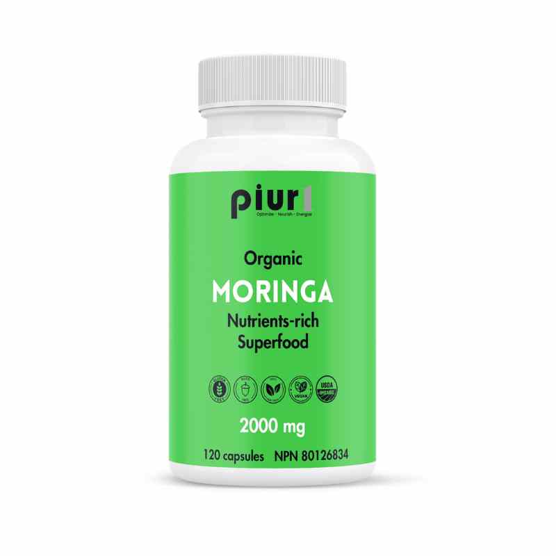 120 Capsules De Moringa 1000mg - Complément Naturel, Antioxydant, Soutien Immunitaire
