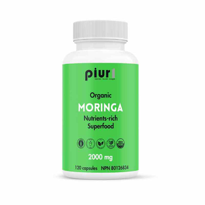 Piur 1 Organic Moringa 120 CAPSULES