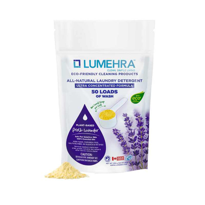 Lumehra Natural Laundry Detergent Lavender 50 Load 250 GRAMS