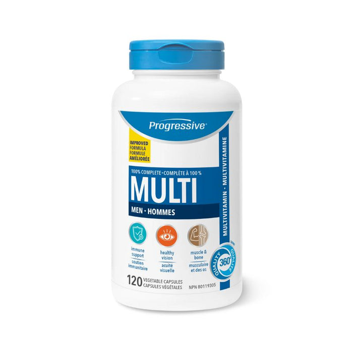 Progressive Multivitamin For Adult Men 120Cap