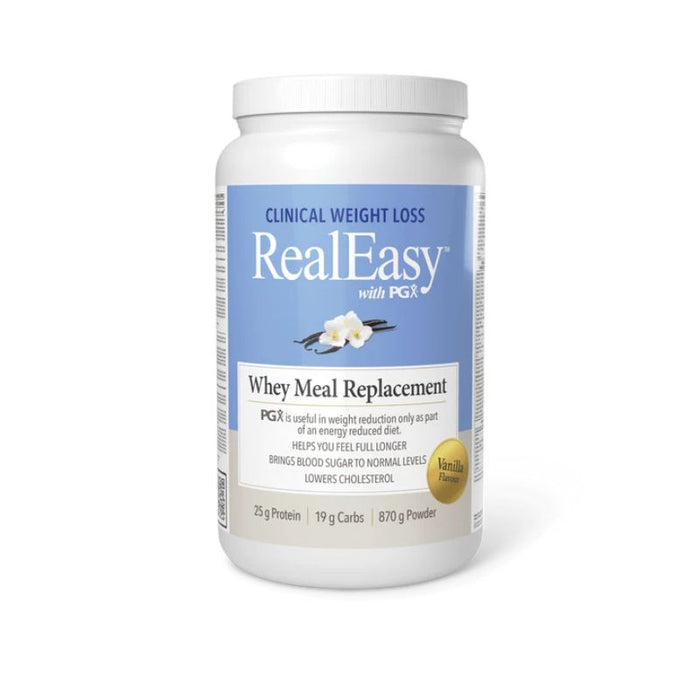 Natural Factors RealEasy Whey Meal Replacement with PGX Vanilla