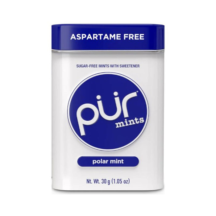 Pur Mints Tin Gluten Free Polar Mint 30G