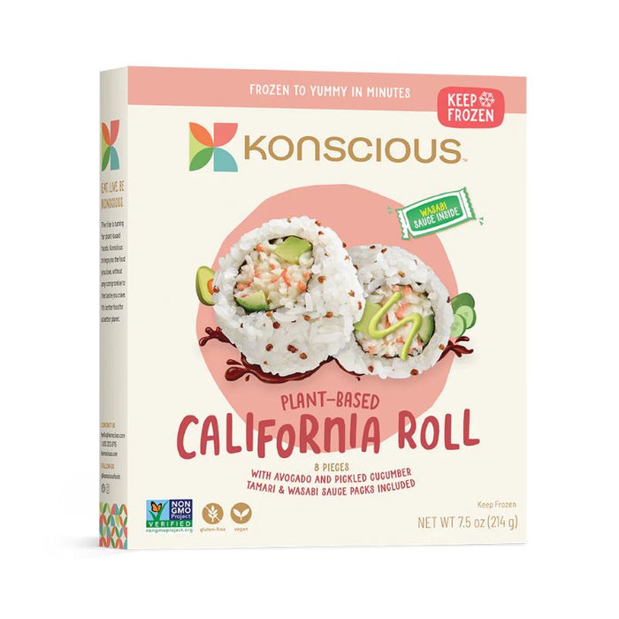 Konscious Foods Plant Based California Roll 210 GRAMS