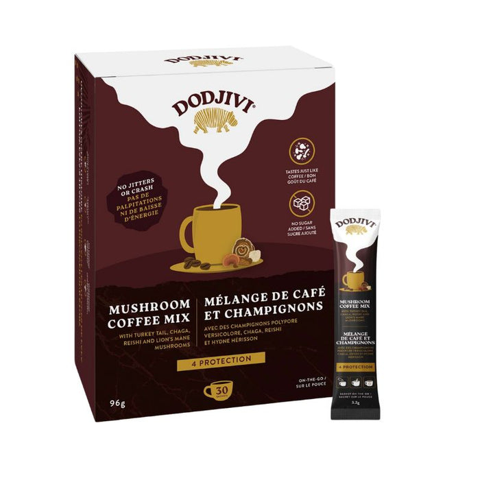Dodjivi Mushroom Coffee Immunity Single Serve 30 PACK