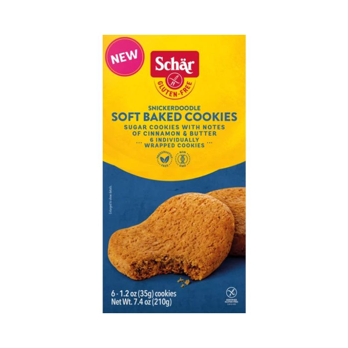 Schar Soft Baked Cookie Snickerdoodle 210 GRAMS