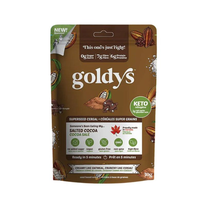 Goldy's Super Seed Cereal Salted Cocoa 30G