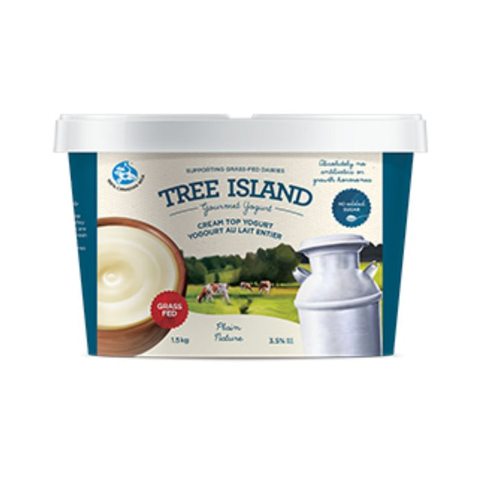 Tree Island Yogurt Cream Top Plain 1.5Kg