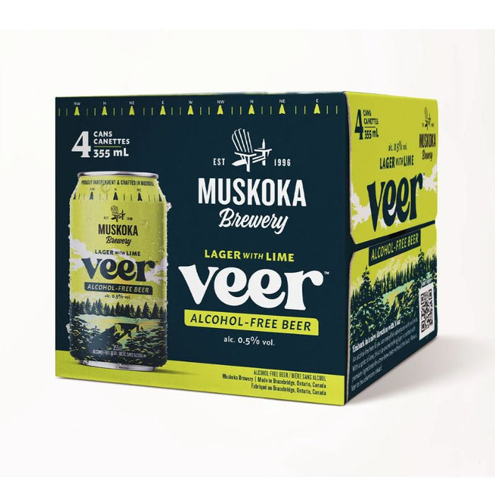 Muskoka Brewery Na Veer Lager With Lime 4Pk