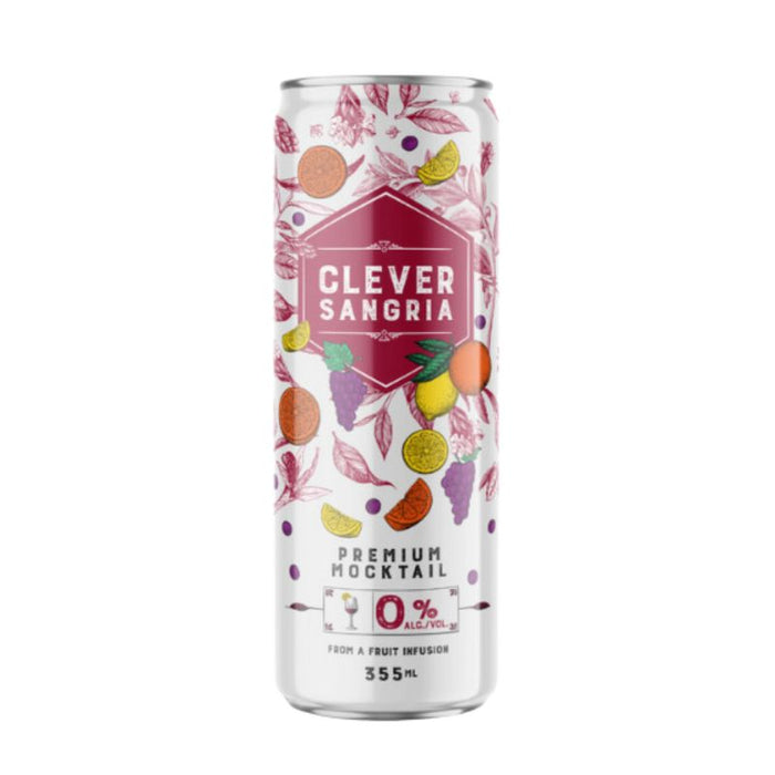 Clever Mocktails Non-Alcoholic Sangria 355 ml