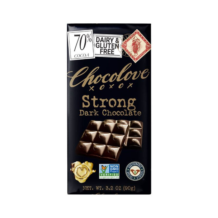 Chocolove Chocolate Bar Strong Dark Chocolate 90 GRAMS
