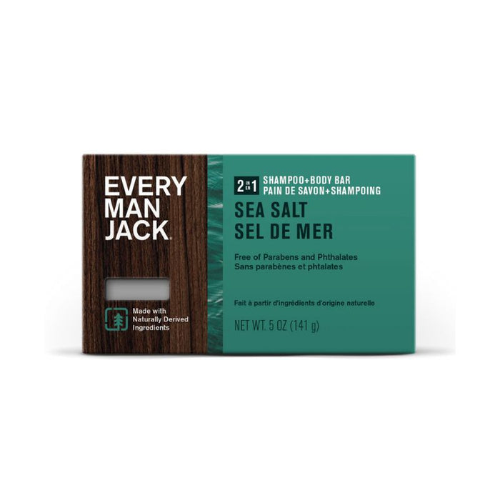 Every Man Jack Shampoo & Body Bar Sea Salt 141 GRAMS