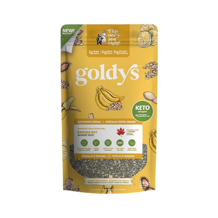 Goldy's Super Seed Cereal Banana Nut 240G