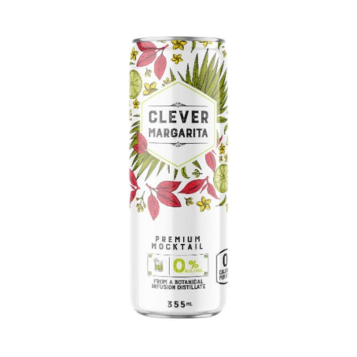 Clever Mocktails Non-Alcoholic Margarita 355 ml