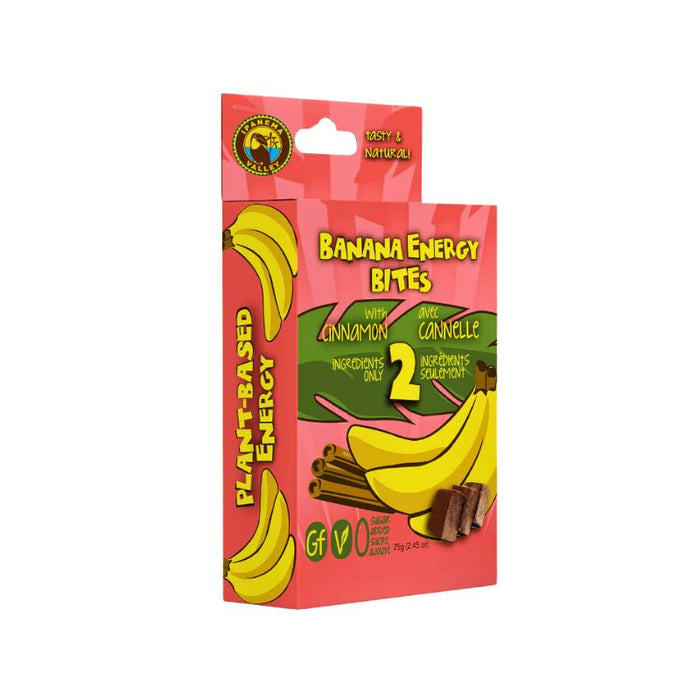 Ipanema Valley Banana Energy Bites Cinnamon 75G 75 GRAMS