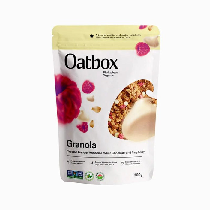 Oatbox Granola White Chocolate & Raspberry 300G