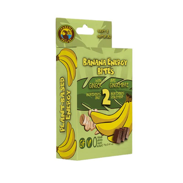 Ipanema Valley Banana Energy Bites Ginger 75 GRAMS