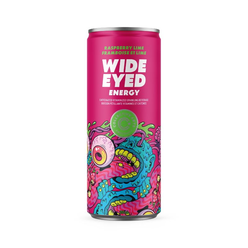 Collective Arts Wide Eyed Energy Drink Raspberry 355 ML — Natural