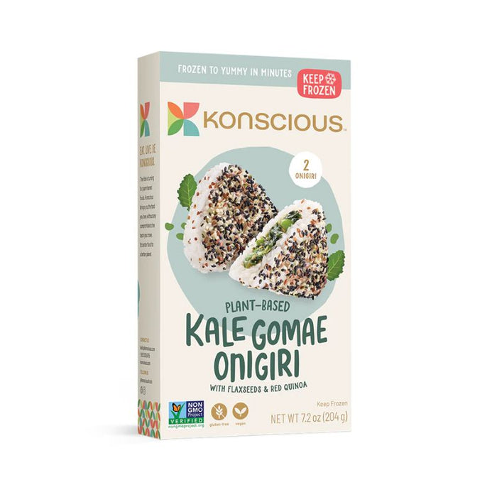 Konscious Foods Plant Based Onigiri Kale Gomae 204 GRAMS