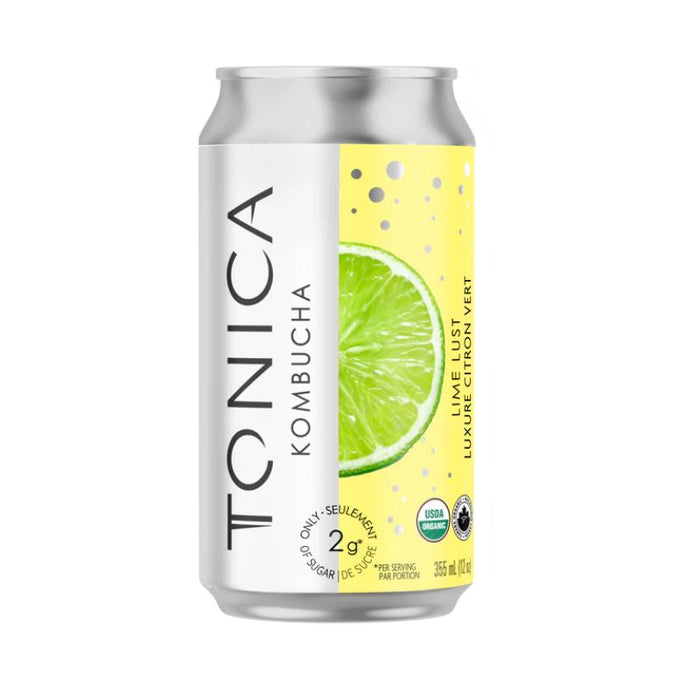 Tonica Kombucha Low Sugar Lime Lust 355 ML
