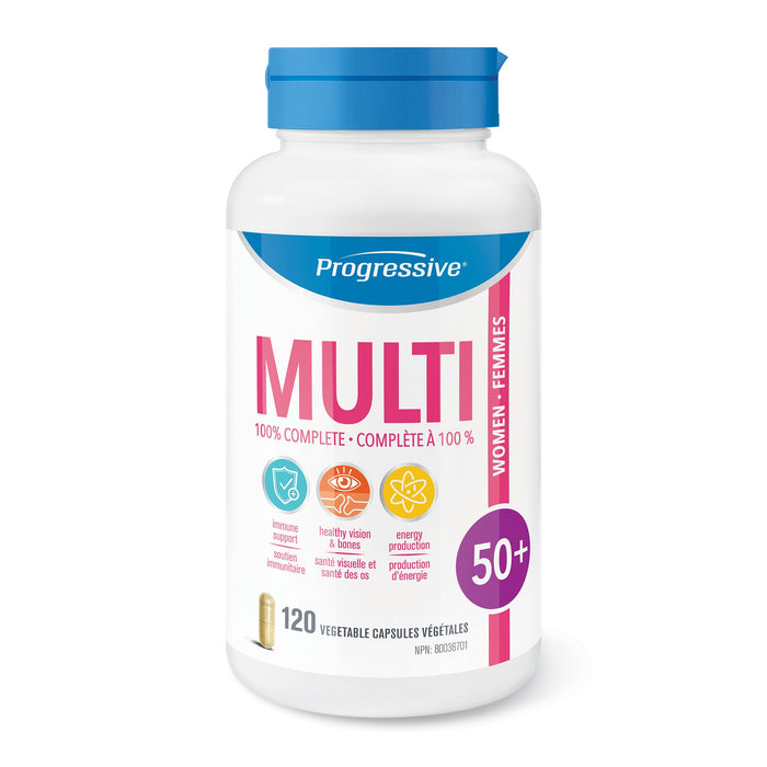 Progressive Multivitamins Women 50+ 120caps
