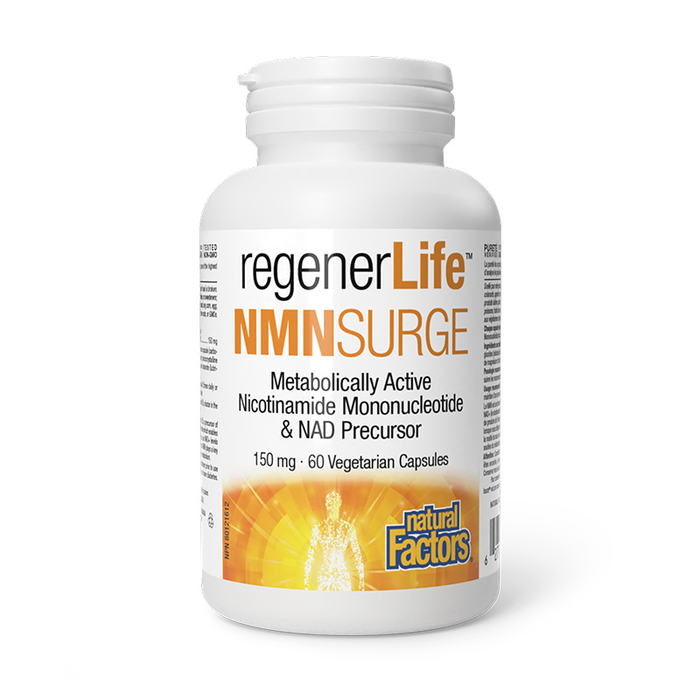 Natural Factors Regenerlife NMN Surge 60vcaps