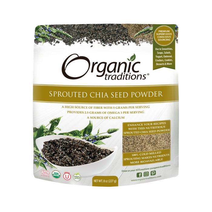 Organic Traditions Sprouted Chia 227g