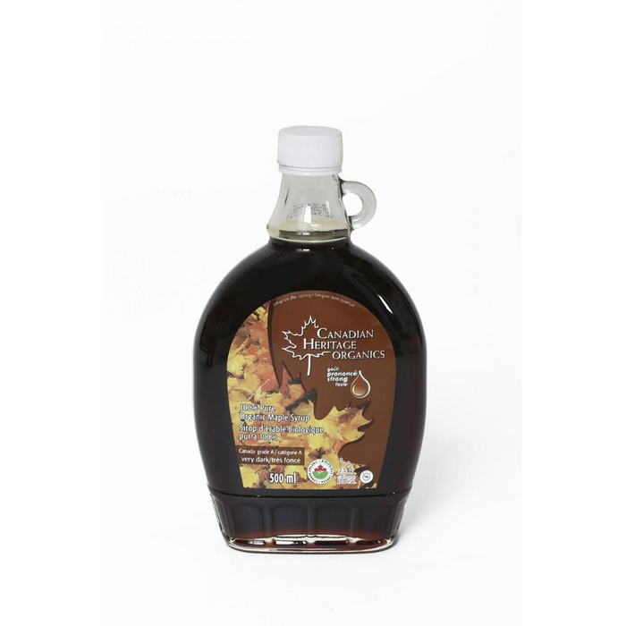 Canadian Heritage Maple Syrup Medium Grade A Very Dark 500ml