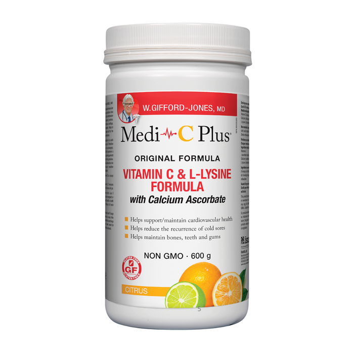 Dr. Gifford-Jones Medi-C Plus Powder + Calcium Citrus 600g