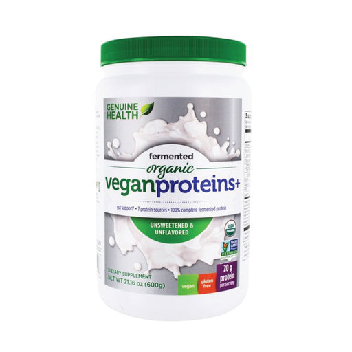 Genuine Health Organic Vegan Proteins+ Unflavoured 600g